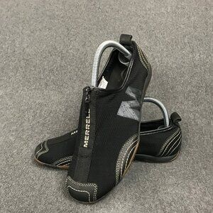 Merrell Barrado Athletic Shoes Womens Size 8 Black Mesh Zip Up Slip On J73426